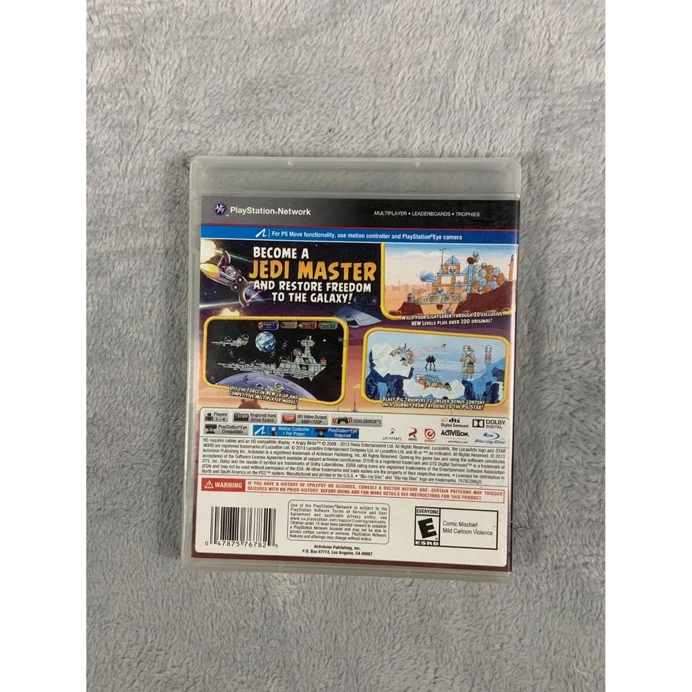 Sealed Angry Birds Star Wars Rovio PS3 Blu-ray Game multicolor
